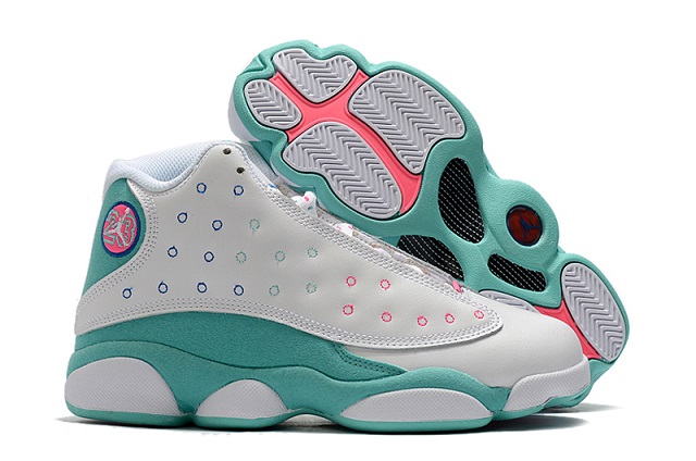 Women Jordan Shoes 13 Grade AAA Aurora Green - Click Image to Close